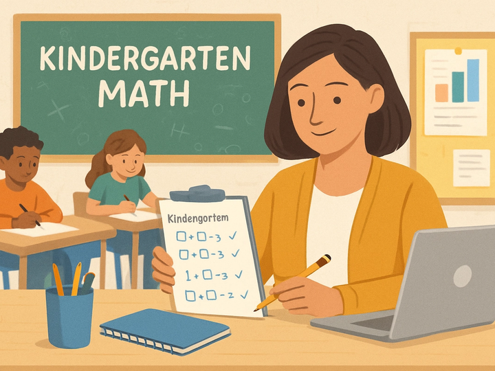 Editorial illustration for Saxon Math Kindergarten: what it covers, who it fits, and how to run it well.