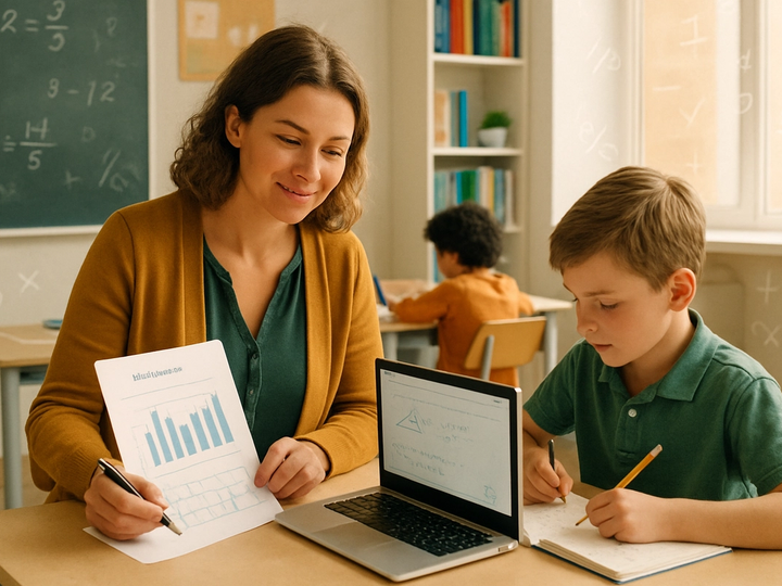 Editorial illustration for Best Math Curriculum for Dyslexia: How to Choose What Really Fits Your Learner.